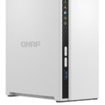 NAS QNAP TS-233 PER ARCHIVIAZIONE MINI TOWER COLLEGAMENTO ETHERNET LAN BIANCO CORTEX-A55